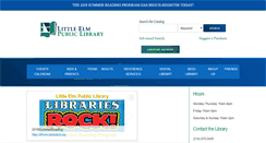 Desktop Screenshot of littleelmlibrary.org